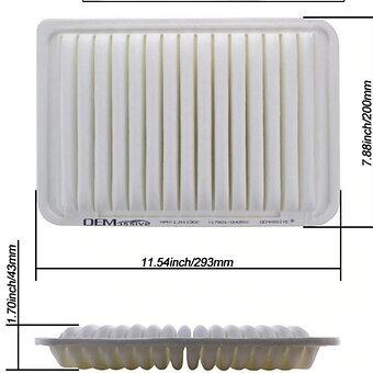 Toyota Corolla Altis / Grande 2014 Onwards Alfa Pak Air Filter - Alfa Automotives